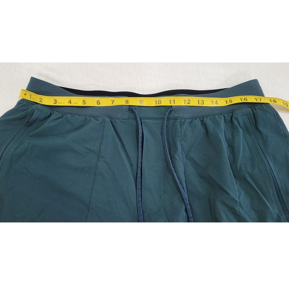 Lululemon Pace Breaker 7 Inch Shorts Mens Teal Green  Running Training XL - Picture 6 of 6
